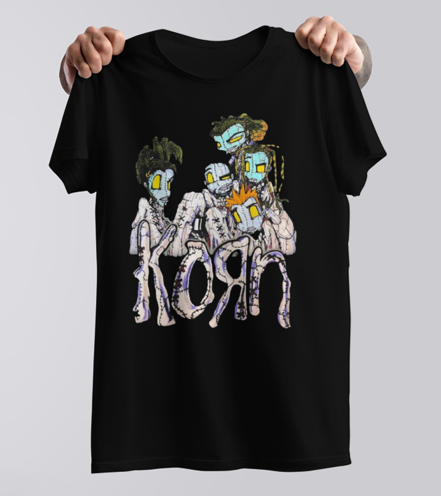 Rare Vintage 1999 Korn Issues Zombies Stitch T-Shirt