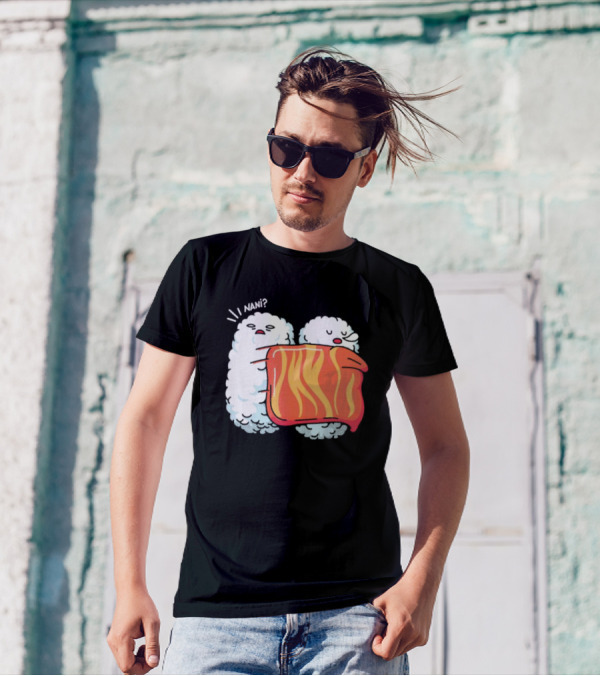 Nani Sleeping Sushi Rice Ball Blanket Surprise T-Shirt
