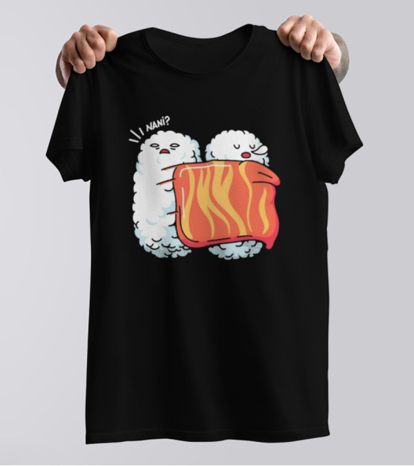 Nani Sleeping Sushi Rice Ball Blanket Surprise T-Shirt