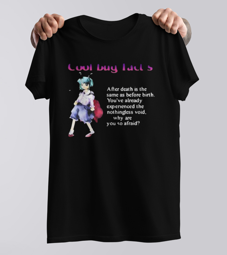 Cool Bug Fact's After Death Is The Same As Before Birth You've Already Experienced The Nothingless Void T-Shirt