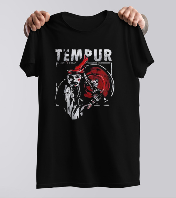 Tempur Tanah Melayu Warrior Axe And Shield T-Shirt