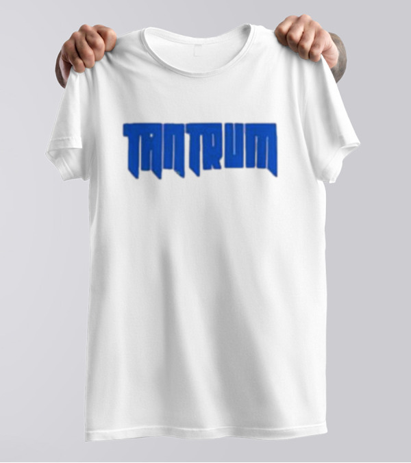 Waterparks Tantrum Blue Lettering T-Shirt