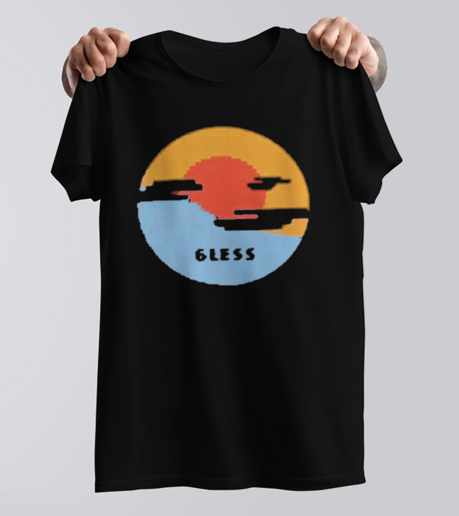 Pixel Sunset Six Less T-Shirt