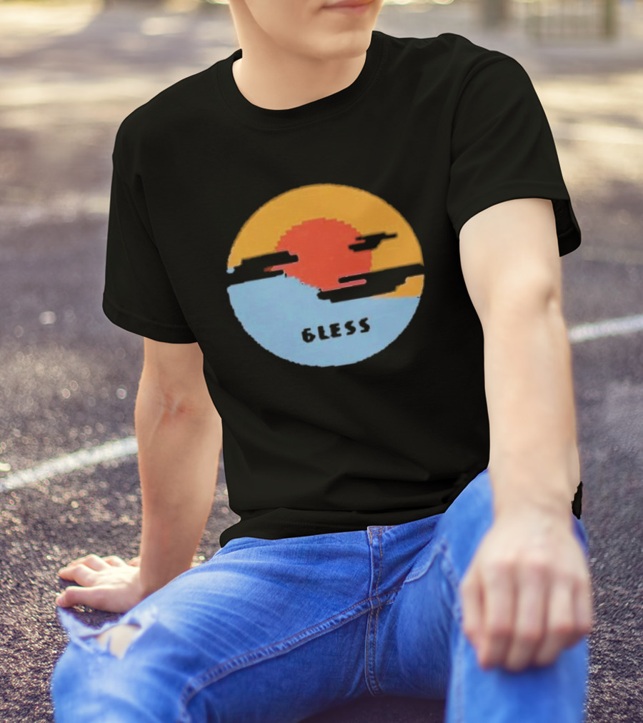 Pixel Sunset Six Less T-Shirt