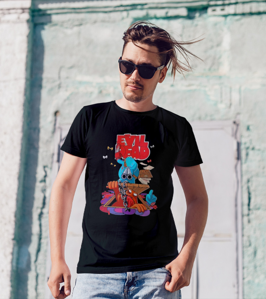 Evil Dead Deadites Trapdoor Comic T-Shirt