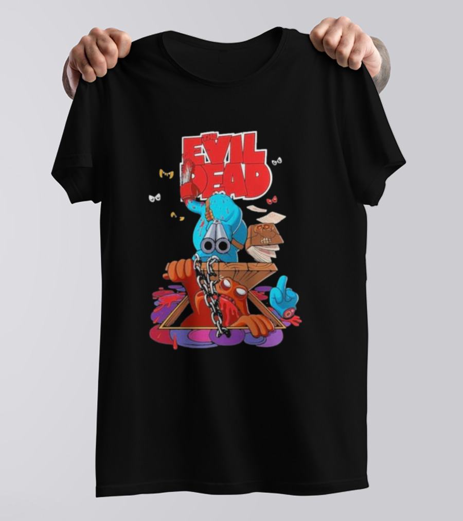 Evil Dead Deadites Trapdoor Comic T-Shirt