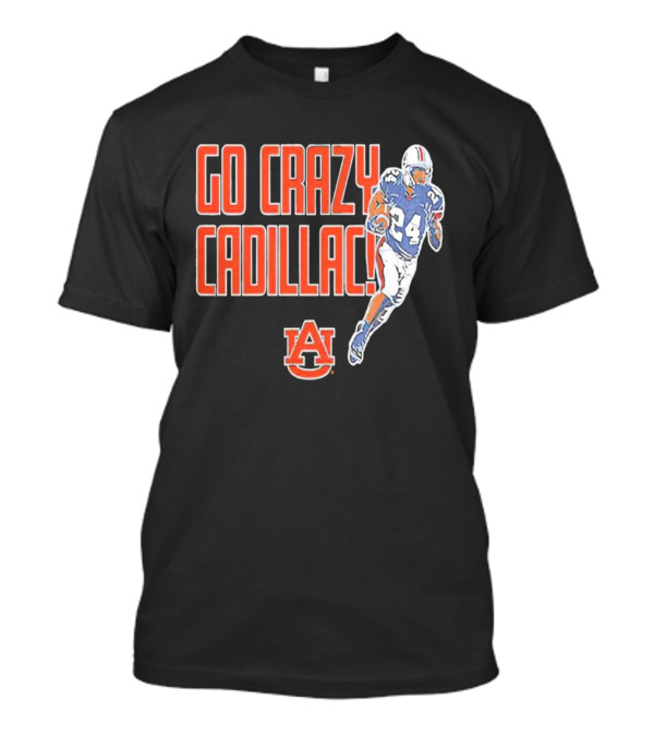 Go Crazy Cadillac Auburn Tigers Football 24 T-Shirt