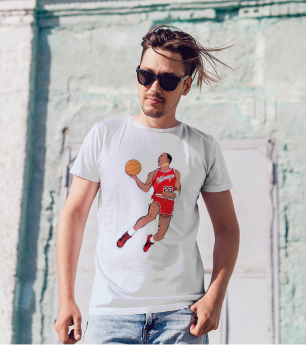 Slam Dunk From The Goat Chicago 23 Basketball Legend T-Shirt