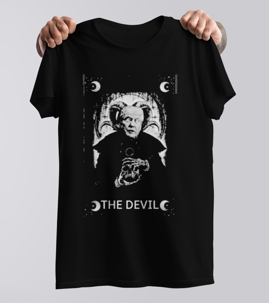 The Devil Tarot Trump Humor T-Shirt