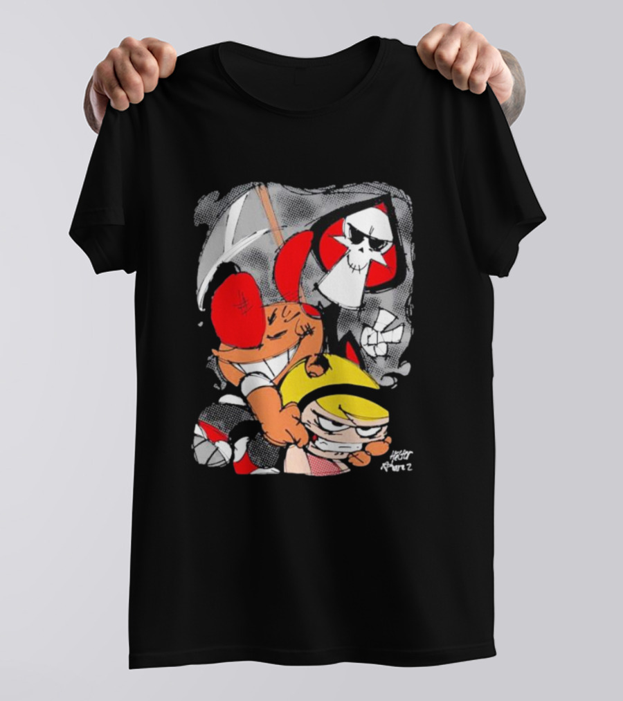 Grim Adventures Billy Mandy Cartoon Network Fan Art Freddy Ramirez T-Shirt