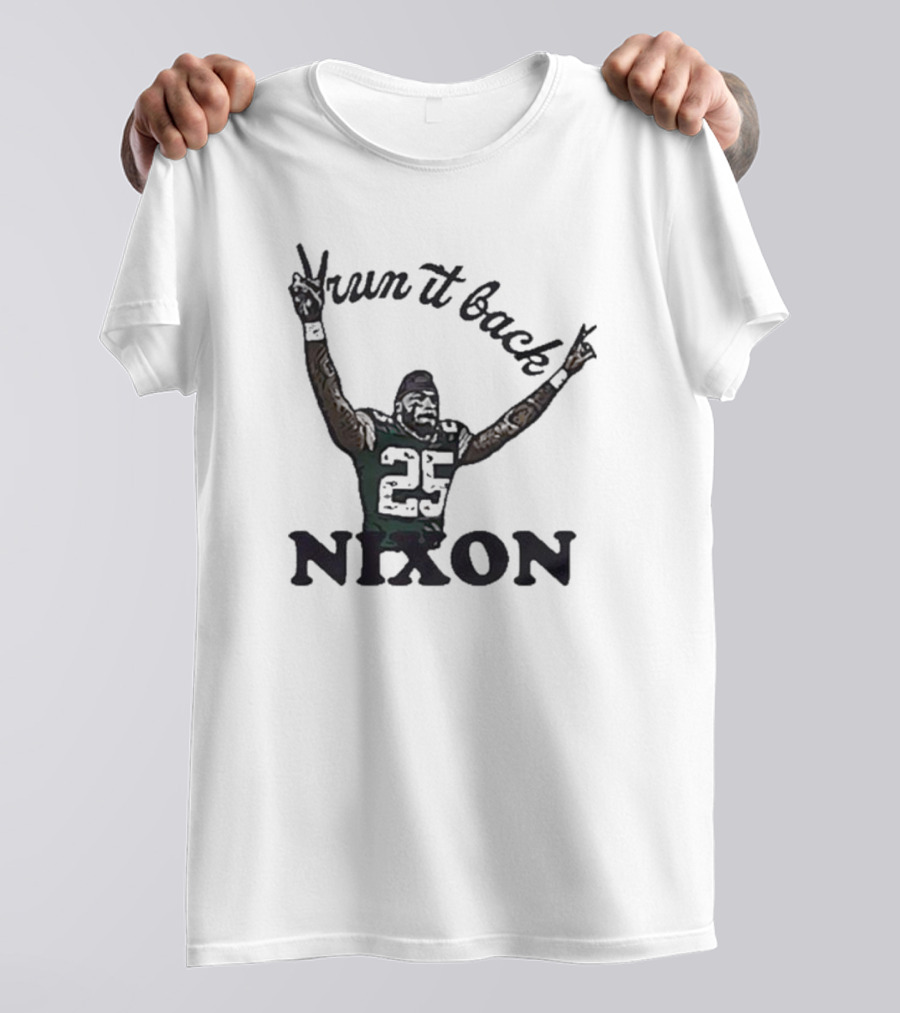 Campeche Collective Run It Back Nixon Victory Pose 25 T-Shirt