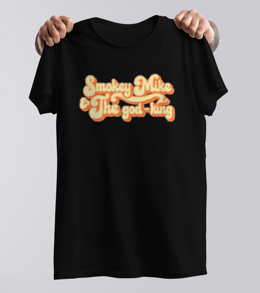 Dailywire Smokey Mike And The God-king Retro Script T-Shirt