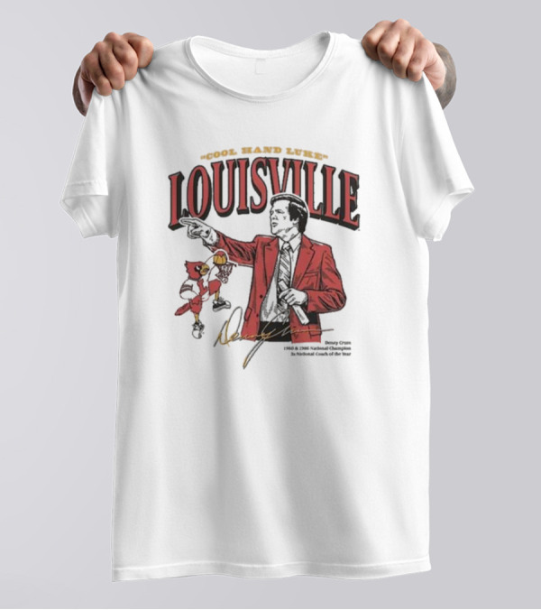 Cool Hand Luke Louisville Cardinals Homefield The Denny Crum Legacy Collection T-Shirt