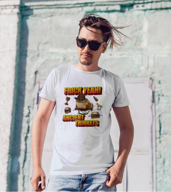 Frick Yeah Cowboy Frog Ancient Trinkets T-Shirt