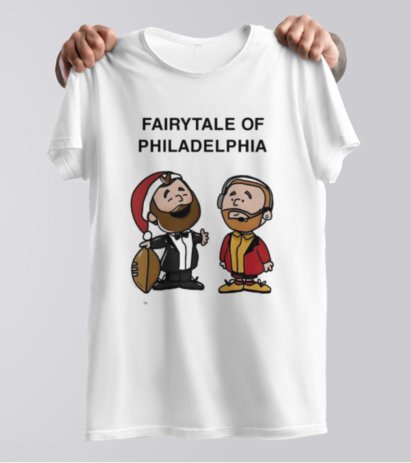 Fairytale Of Philadelphia Jason Kelce Travis Kelce Football Cartoon T-Shirt