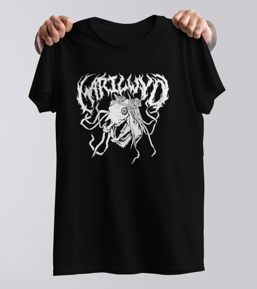 Mari Lwyd Skull Art Theyetee T-Shirt