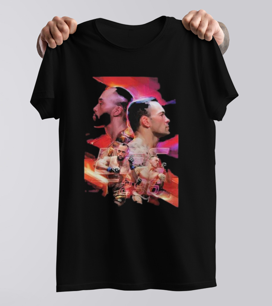 Men’s UFC 296 Fighter Portrait Series Dynamic Action T-Shirt
