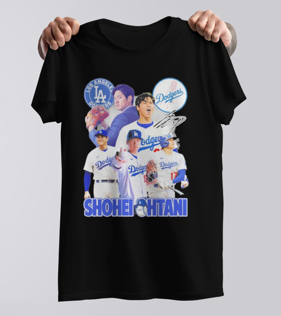 Los Angeles Dodgers Shohei Ohtani Dodger Stadium Arrival T-Shirt
