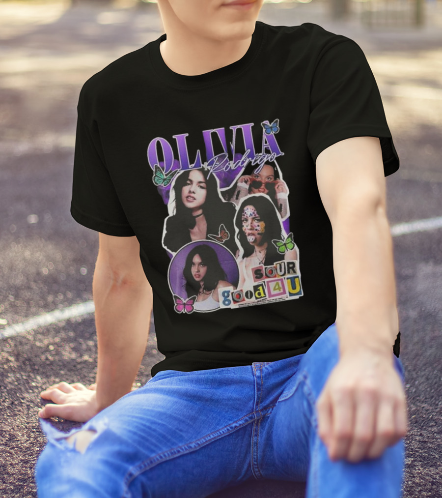 Olivia Rodrigo Sour Good 4 U Butterfly T-Shirt