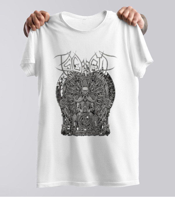 Psycroptic Intricate Skull Throne T-Shirt