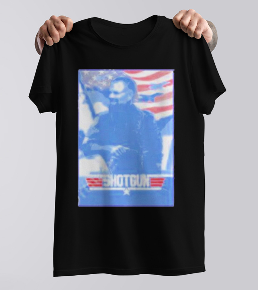Team Mercury Shotgun American Flag Comfort Blend T-Shirt