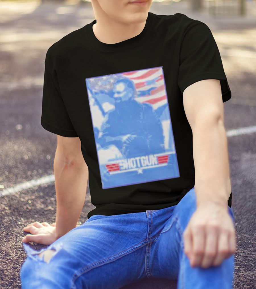 Team Mercury Shotgun American Flag Comfort Blend T-Shirt