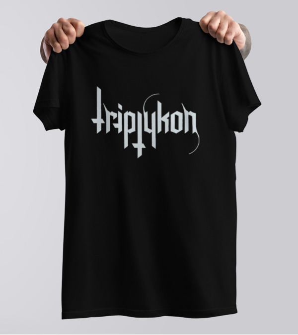 Triptykon Logo Black Metal Band Typography T-Shirt