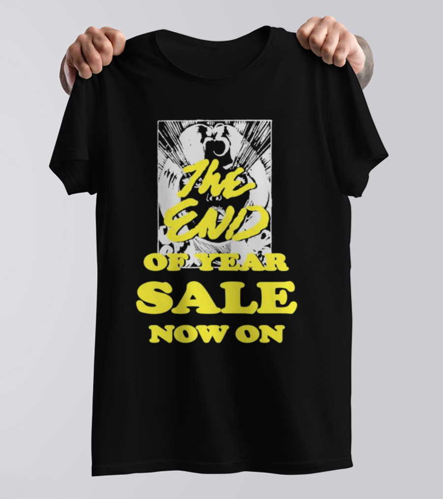 The End Of Year Sale Now On Comic Style Pop Art Explosion T-Shirt