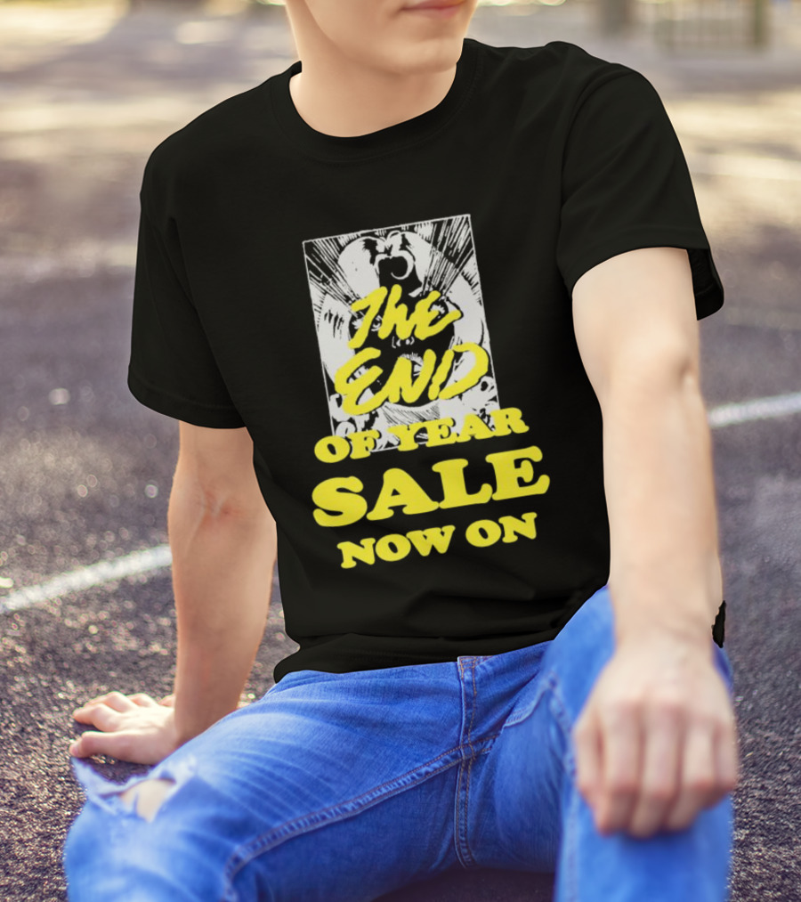 The End Of Year Sale Now On Comic Style Pop Art Explosion T-Shirt