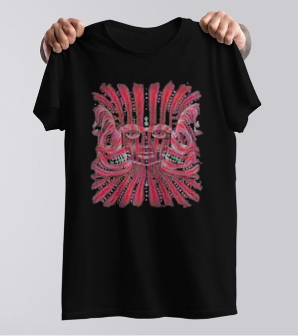 Tool Three Red Faces Psychedelic Band T-Shirt