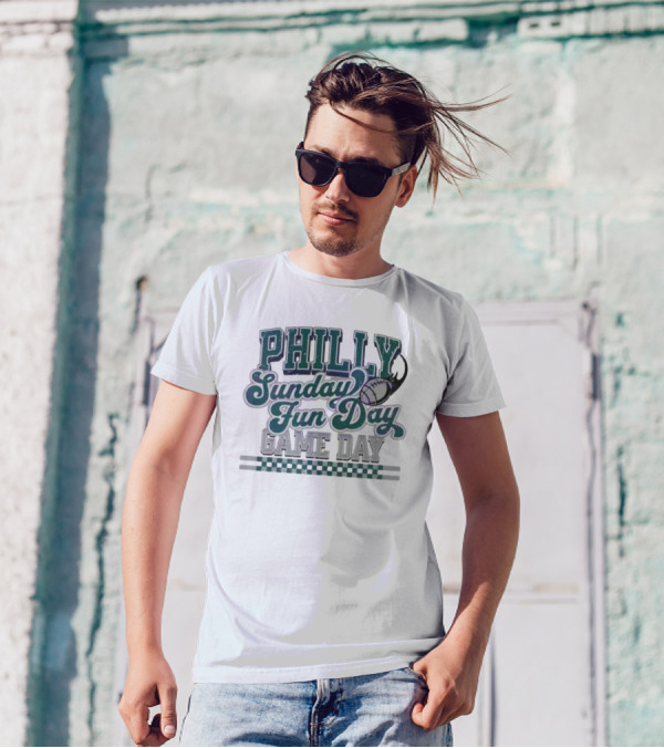 Philadelphia Eagles Philly Sunday Fun Day Game Day Football T-Shirt