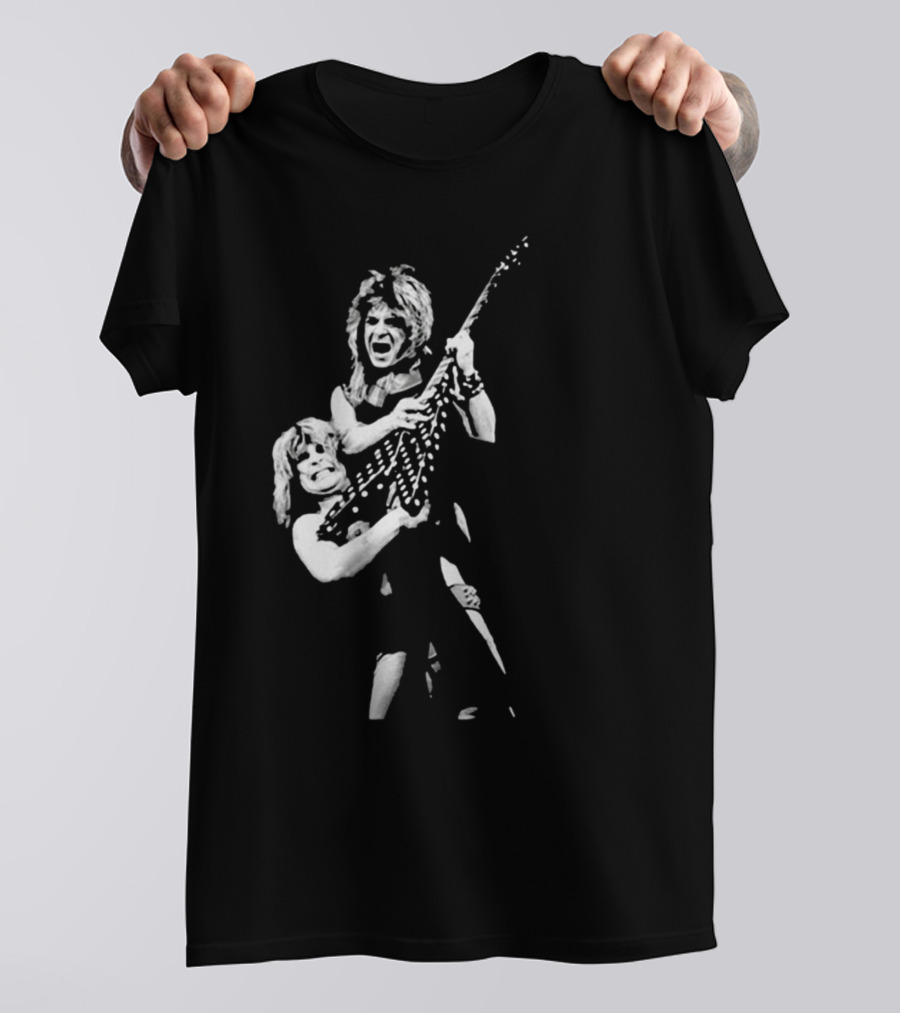 Ozzy Osbourne Randy Rhoads Live Performance Vintage Rock Legends T-Shirt