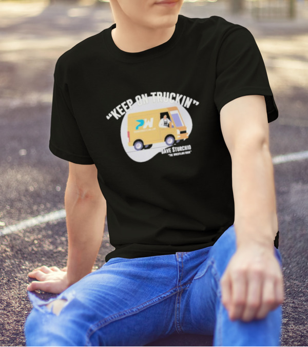 Premier Wrestling Keep On Truckin PW Dave Sturchio The Wrestling Dri T-Shirt