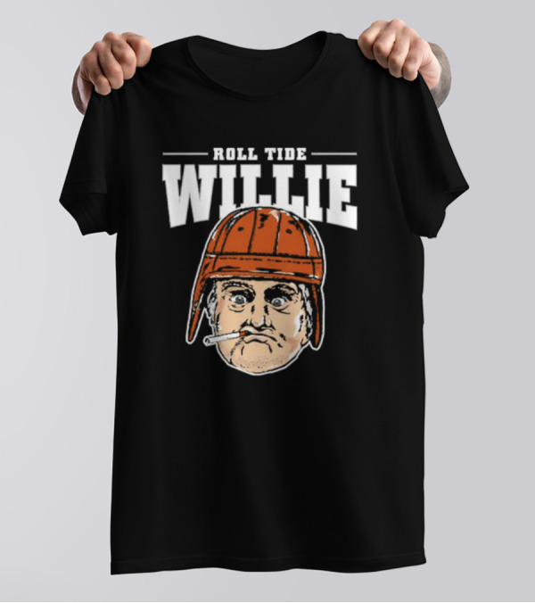 Roll Tide Willie Cartoon Helmet Face T-Shirt