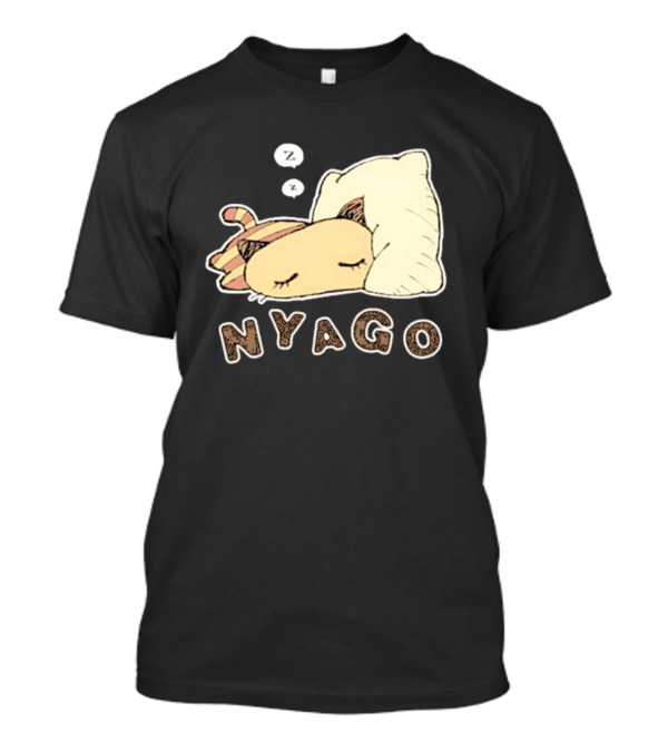 Sanrio Nyago Sleeping Cat Zzz Pillow T-Shirt