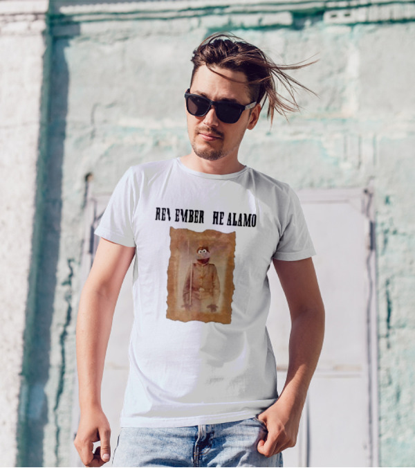 R Remember R He Alamo Lucca International Muppet Gonzo T-Shirt
