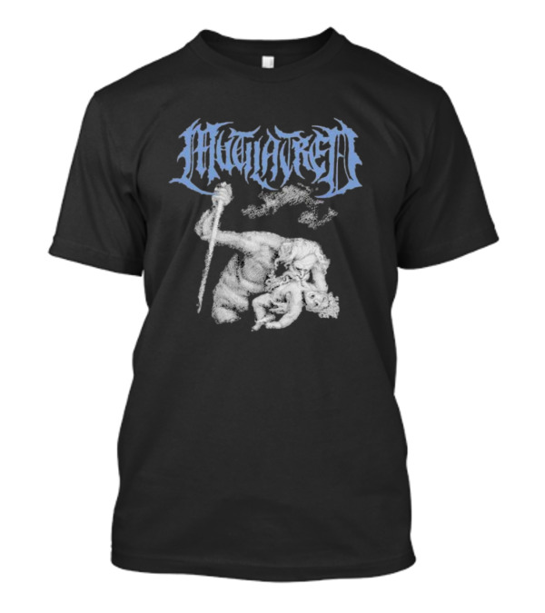 Mutilatred Eroded Brain Grim Figure And Child Fantasy T-Shirt
