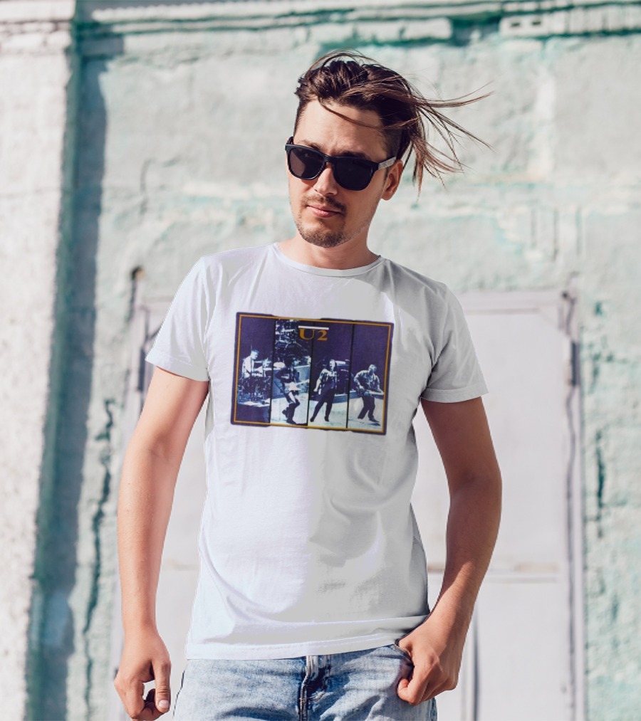 U2 The Joshua Tree Tour 1987 Band Performance T-Shirt