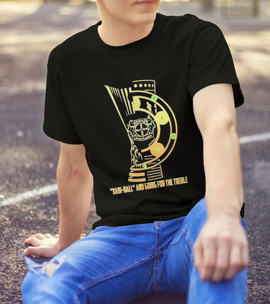 Bayer Leverkusen 1904 Xabi-Ball And Going For The Treble T-Shirt