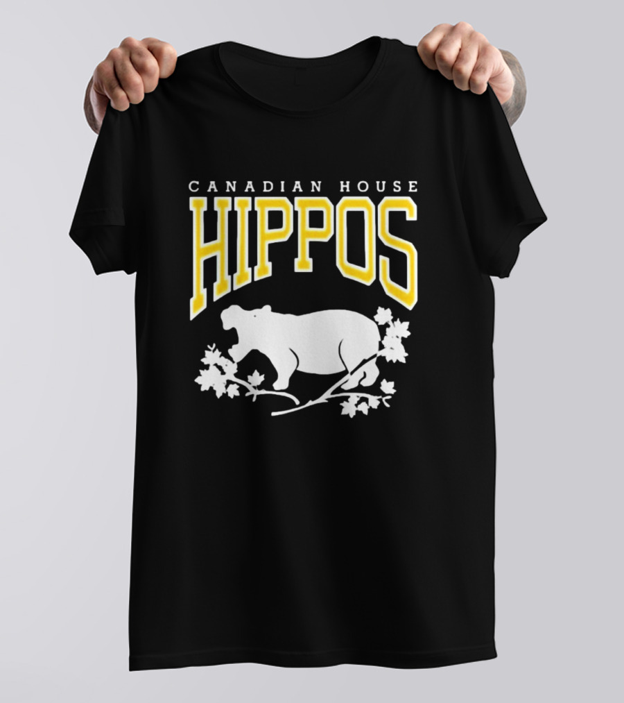 Canadian House Hippos Maple Leaf T-Shirt