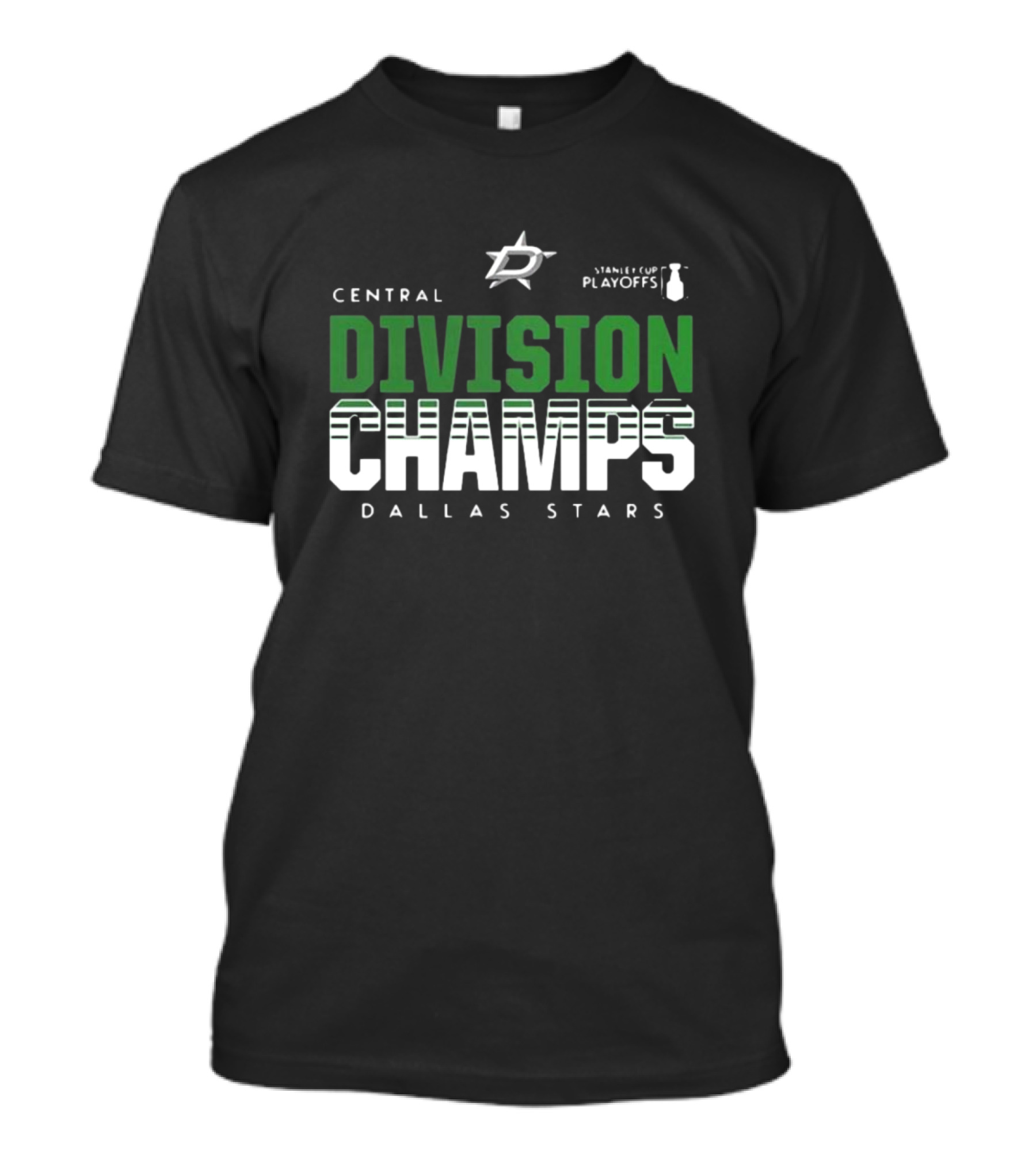 Dallas Stars Central Division Champs Stanley Cup Playoffs T-Shirt