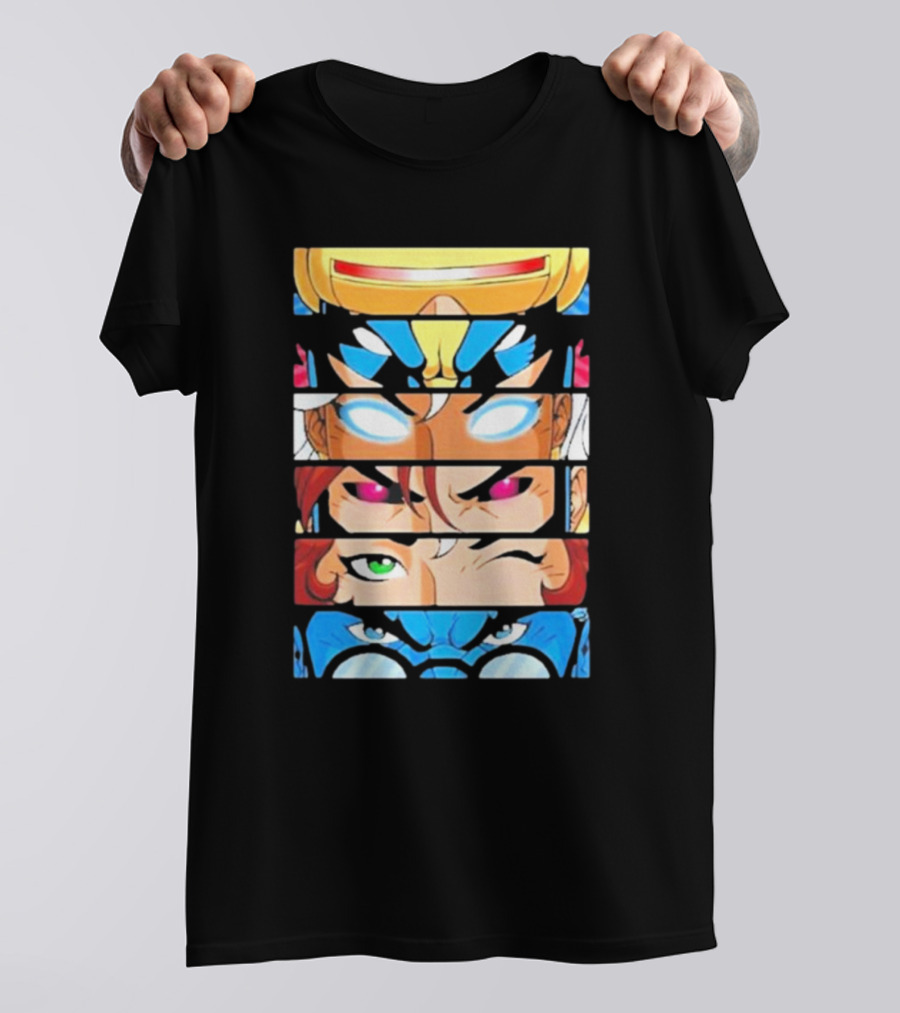 Jax Briggs X-Men97 Cyclops Wolverine Storm Jean Grey Beast Eyes T-Shirt