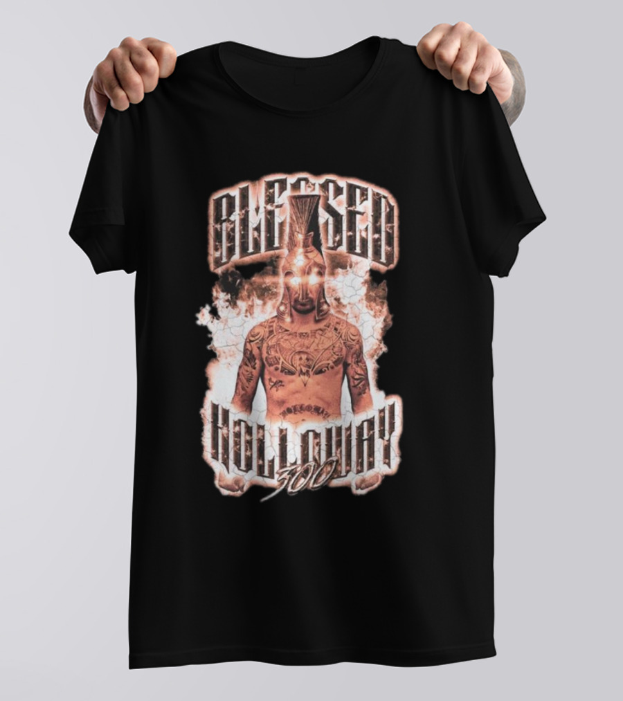 Blessed Holloway 300 Spartan Warrior T-Shirt