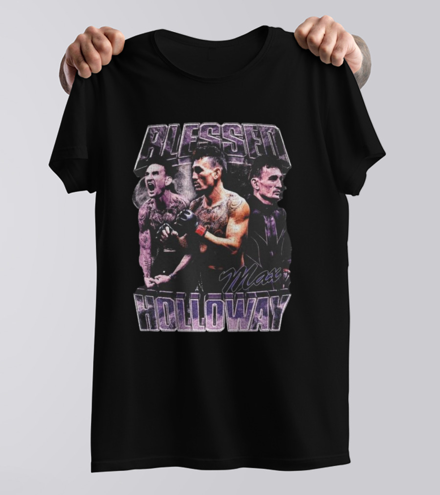 Blessed Max Holloway Vintage T-Shirt