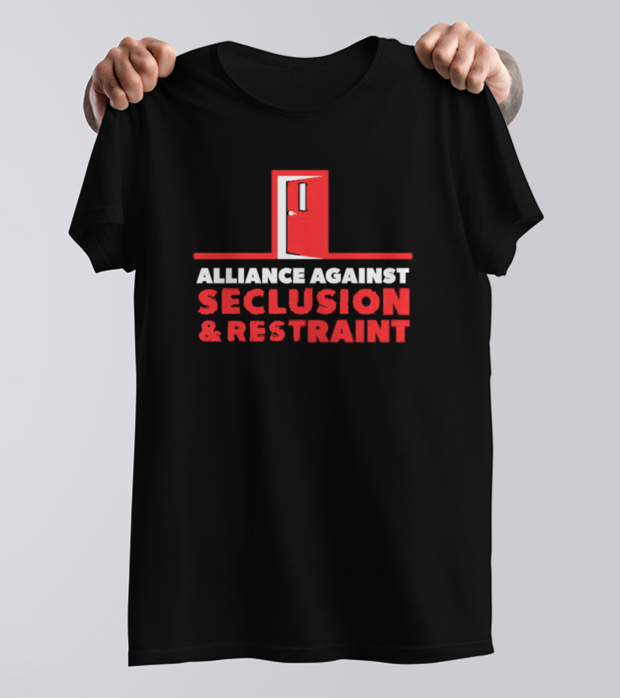 Alliance Against Seclusion And Restraint Red Door T-Shirt