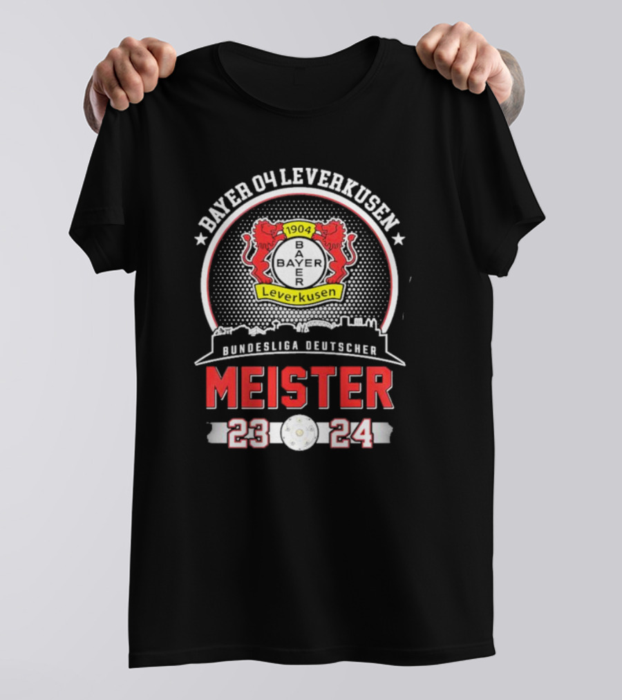 Bayer 04 Leverkusen 1904 Bundesliga Deutscher Meister 23 24 T-Shirt