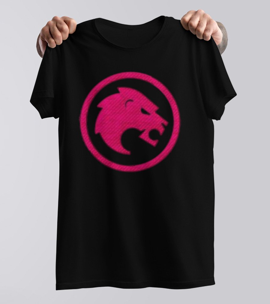 Jon Rahm Sponsor Legion XIII Pink Lion Emblem T-Shirt