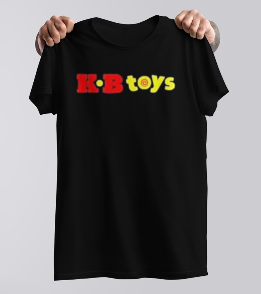 KB Toys Red Yellow Spiral T-Shirt