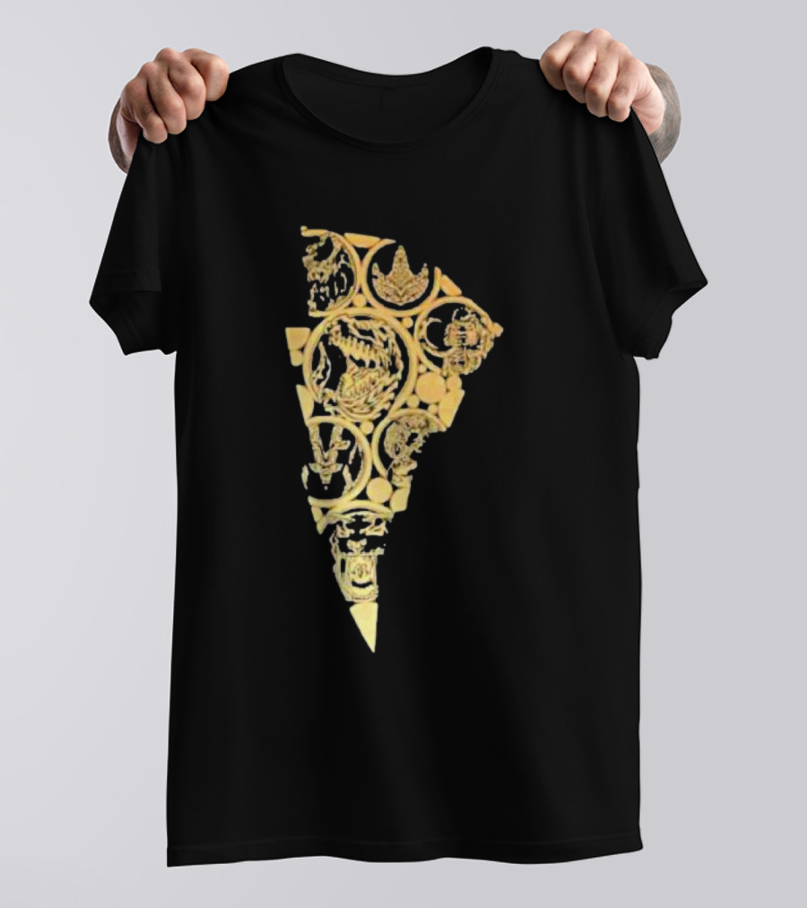 Mmpr Power Rangers Dinozord Medal Power Coins T-Shirt