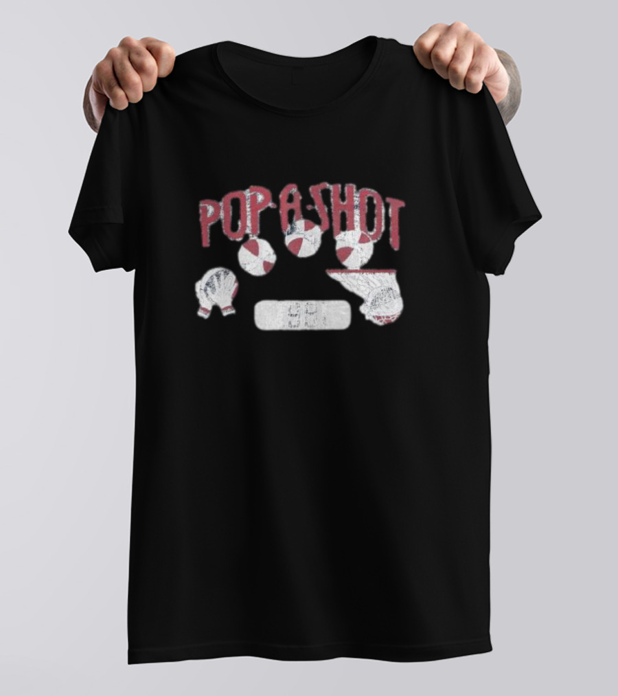 Pop-a-Shot Basketball Arcade Game Since 1981 Retro Sports T-Shirt